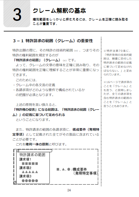 特許公報の読み方テキストのサンプル